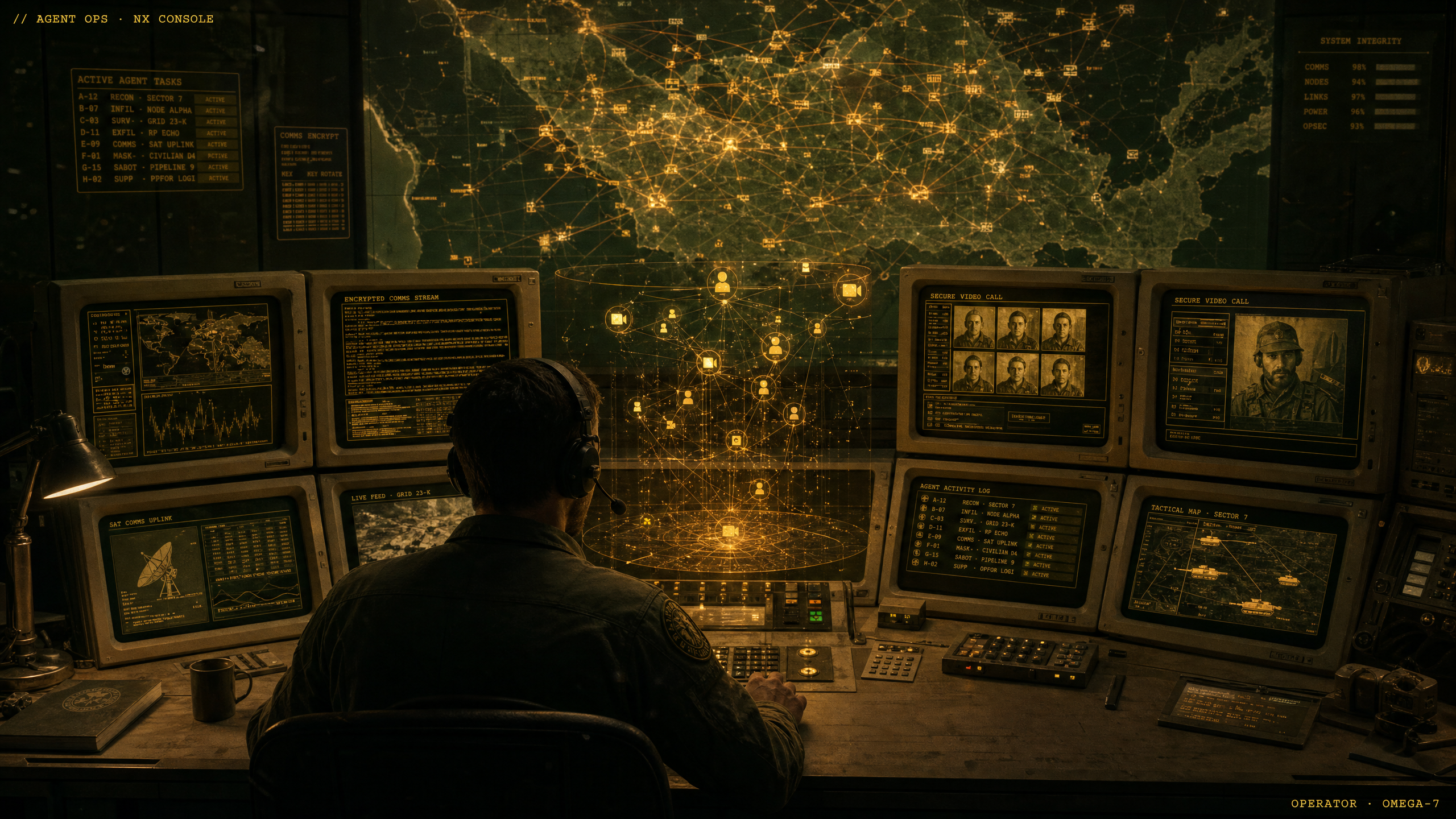 Agent operations console